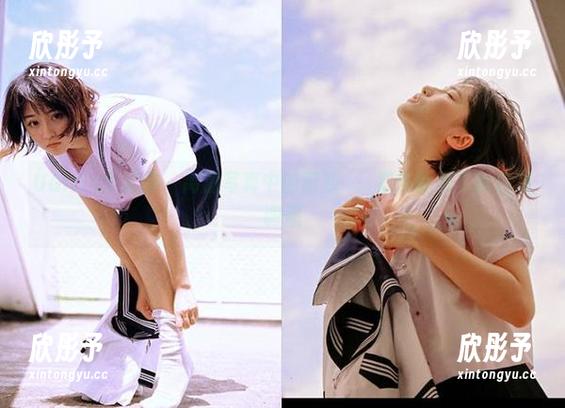 UGirls尤果网 - 高清写真中的田熙玥：黑色背景下的自我调侃