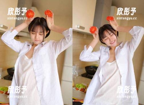 头条女神 - 童安琪定制写真，油亮的美丽诠释个性独特的青春