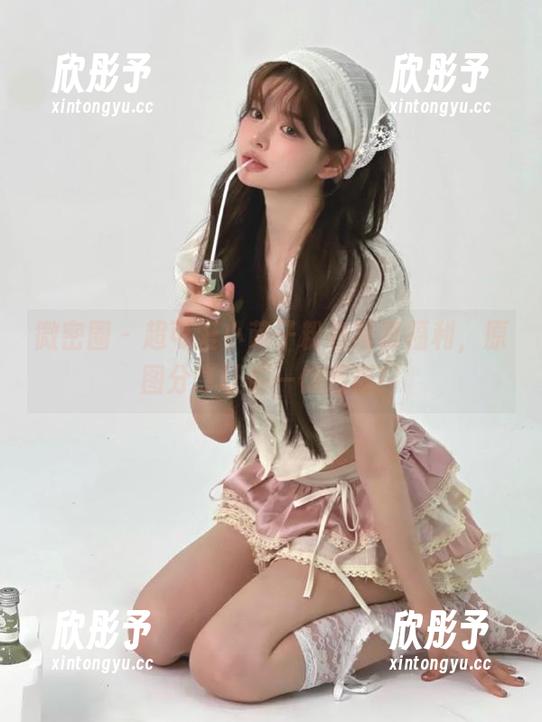 微密圈 - 超可爱小萌子粉色写真福利，原图分享让你一饱眼福！