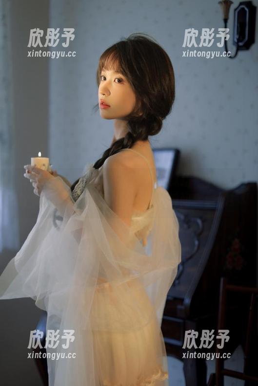 星颜社 - 作品更新到天际！林幼一的网袜写真，笑点爆表，看了让你瞬间变脑洞！
